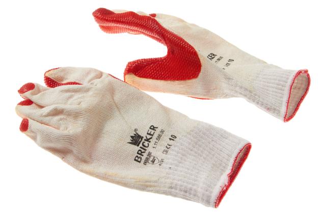 Handschoen oranje Prevent maat 9