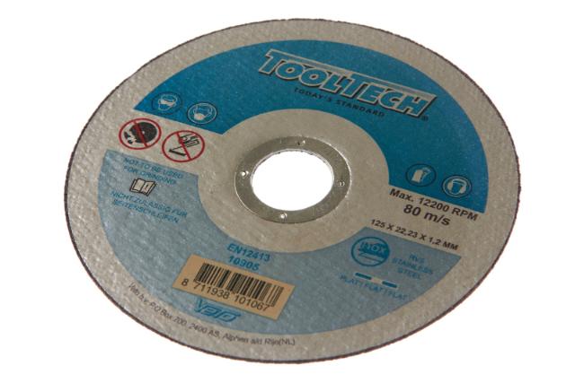 Slijpschijf 125 mm voor RVS