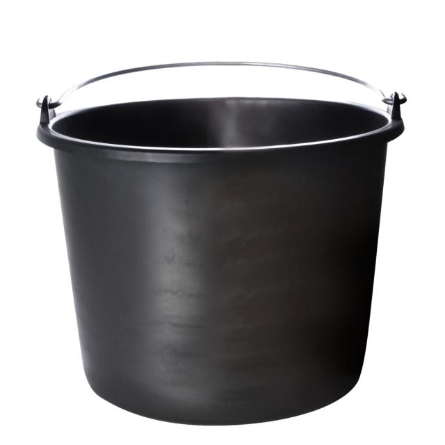 Bouwemmer zwart 20 ltr