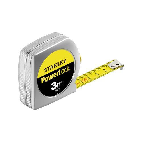 Rolbandmaat Powerlock 3 mtr Stanley Tools