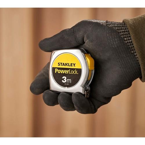 Rolbandmaat Powerlock 3 mtr Stanley Tools