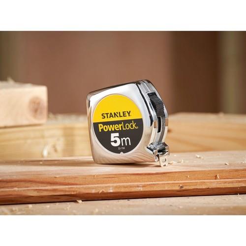 Rolbandmaat Powerlock 5 mtr Stanley Tools
