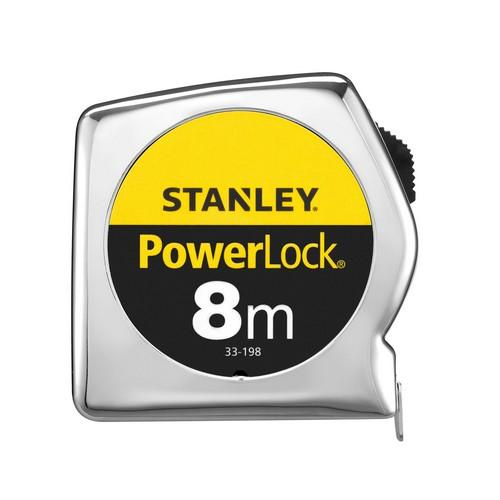 Rolbandmaat Powerlock 8 mtr Stanley Tools