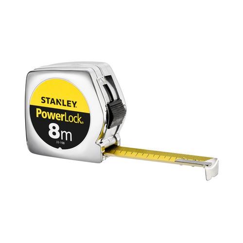 Rolbandmaat Powerlock 8 mtr Stanley Tools