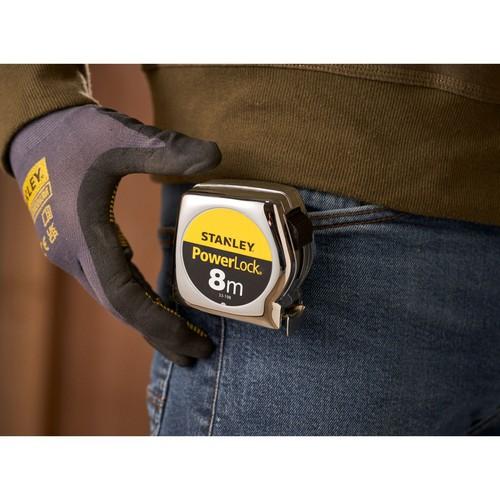 Rolbandmaat Powerlock 8 mtr Stanley Tools