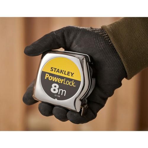 Rolbandmaat Powerlock 8 mtr Stanley Tools