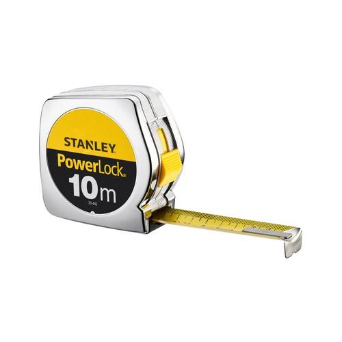 Rolbandmaat Powerlock 10 mtr Stanley Tools