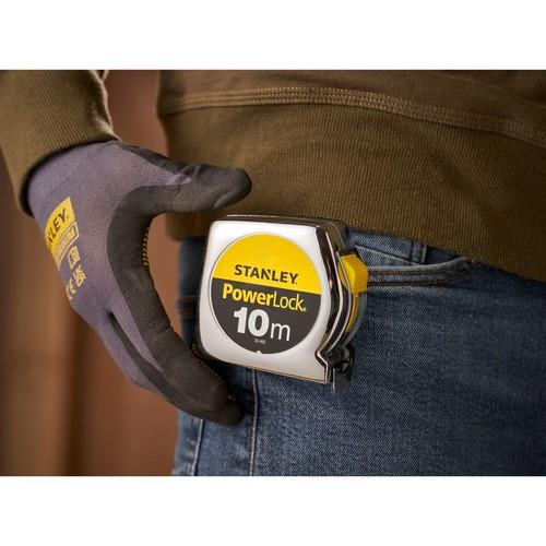 Rolbandmaat Powerlock 10 mtr Stanley Tools
