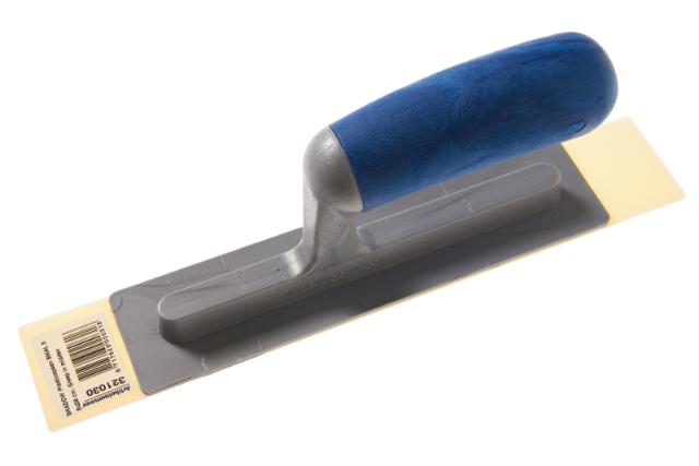 Shadow plasticspaan smal 3 mm 5x28 cm Greep in midden