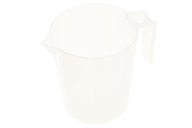 Maatbeker 1,0 ltr transparant