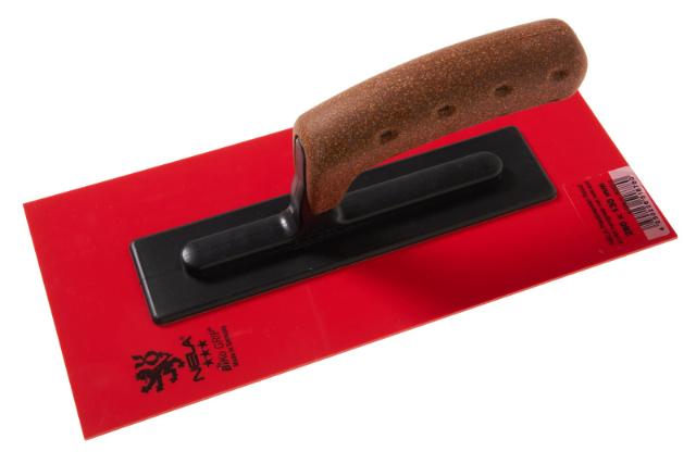 NELA Plasticspaan 280x130 mm Rood KURK handgreep met rode zool