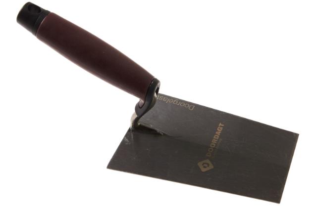 Doordagt-Premium Soft troffel D-gelast RVS Recht S-hals