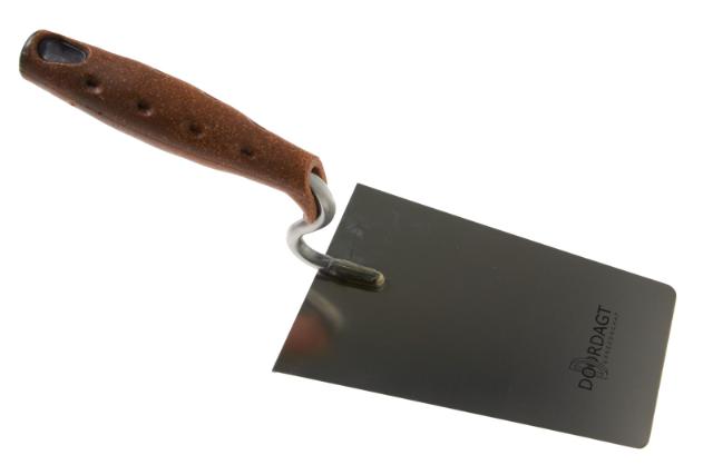 Doordagt-Premium KURK Stukadoorstroffel Half-Rond S-hals RVS