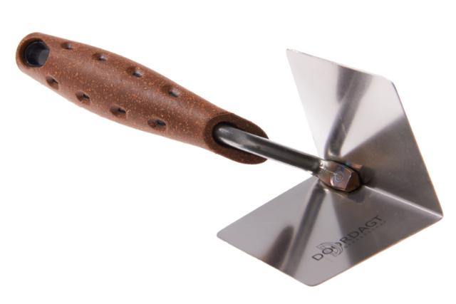 Doordagt-Premium KURK Hoektroffel Inwendig afgeschuinde hoek 60x80 mm RVS