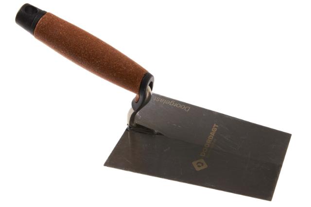 Doordagt-Premium KURK troffel D-gelast RVS Recht S-hals