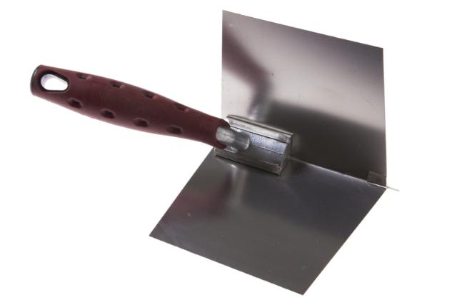 Doordagt Hoektroffel RVS met snijpunt 125x100 mm voor gips