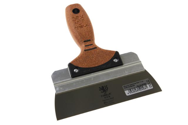 NELA Spackmes RVS 17 cm KURK steelgreep