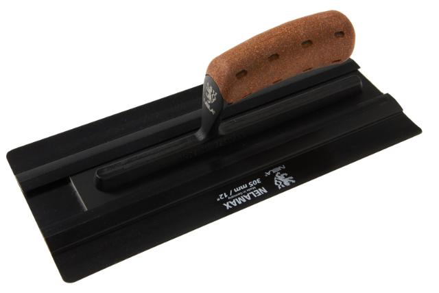 NELAMAX Spaan Compleet 305x138 mm kunststofblad met kurk handgreep