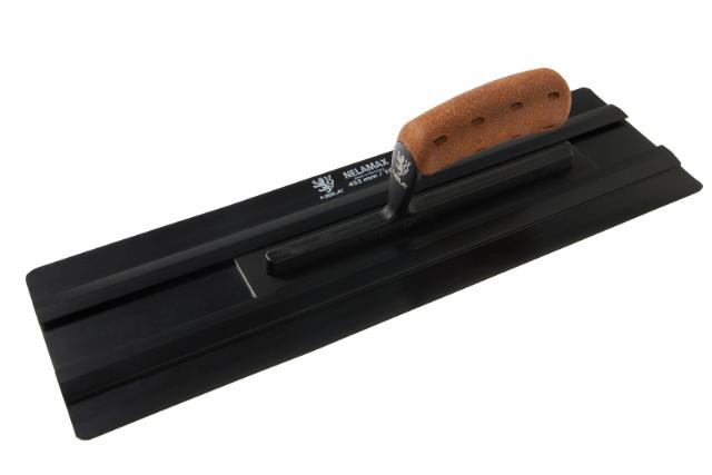 NELAMAX Spaan Compleet 455x138 mm kunststofblad met kurk handgreep
