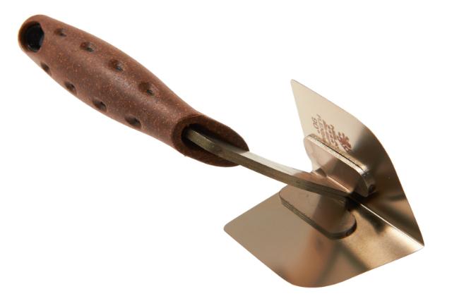 DD-PK Hoektroffel Inw. Golden RVS SMALL 90 graden, Doordagt-Premium kurk