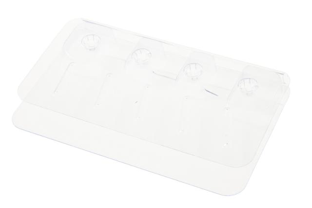 BOLDRINI Kunststof spatel Dubbel 17 cm DECO