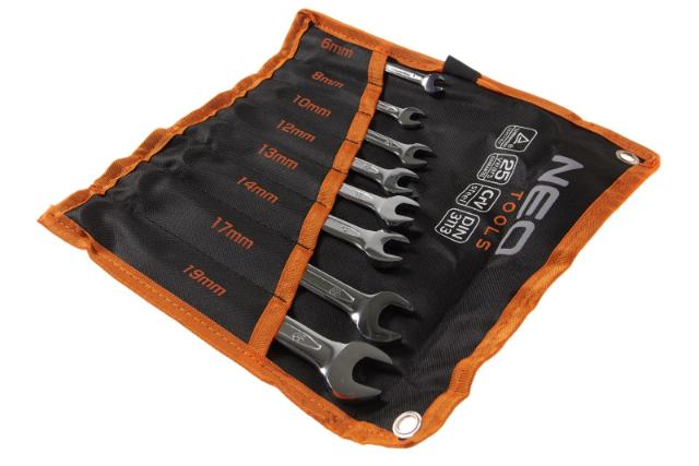 NEO Steek ringsleutelset 6-19mm (8 delig)