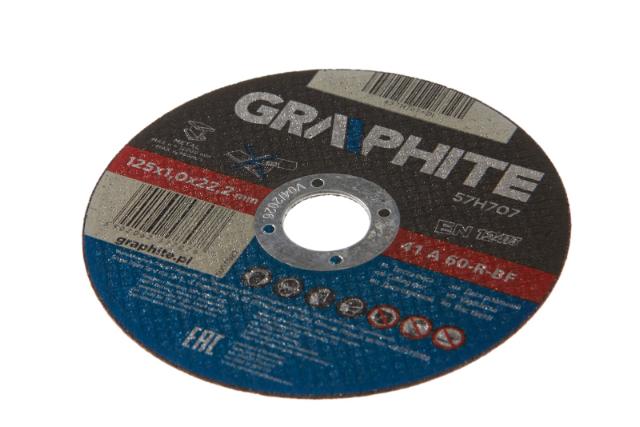 Doorslijpschijf 125mm voor metaal 22x1,0mm