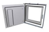 RUG Inspectiedeur Aluspeed Safe, I 30 / EI 30, voor 2 x 12,5 mm GKF voor kanaalwanden 600x800 mm