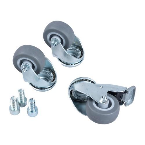 Zwenkwielset 50mm driepootsta.
