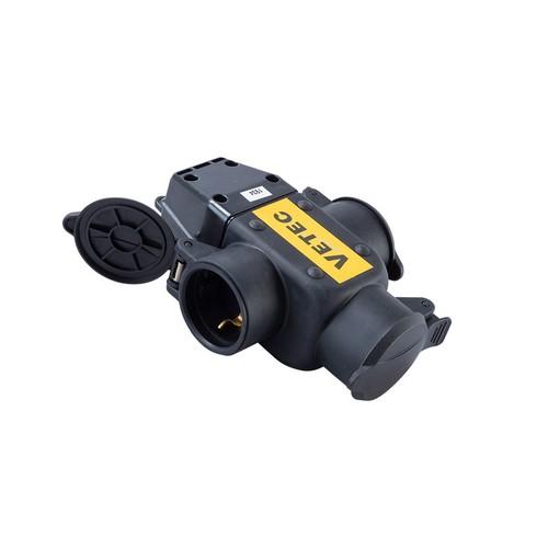 VETEC 3v hangcontactblok
