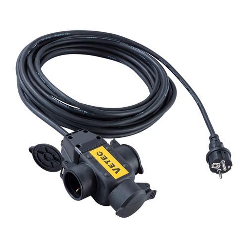 VETEC hangcontactblok  10m nwpk 3x1.5