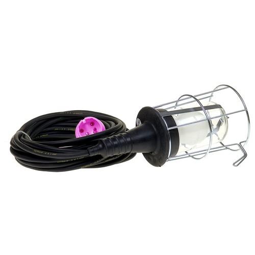 Rubber looplamp  60w/24v/10m/cee