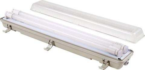 LED armatuur Tonda 2x9 - 2x9W buis