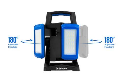 LED accu bouwlp Twin-Spot 4500