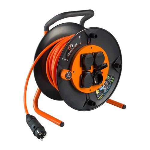 Connectra Kabelhaspel EXPERT-Pro 25m- H07BQ 3G 1,5 mm2