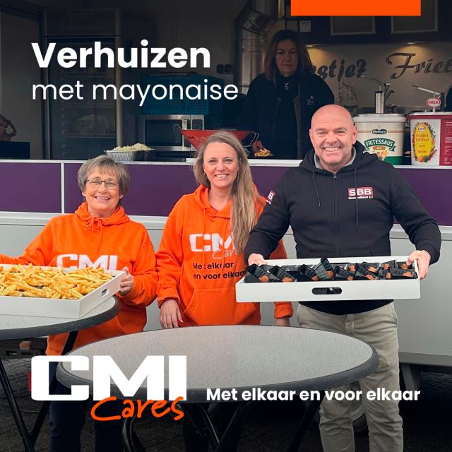 CMI verhuist SZR met mayonaise